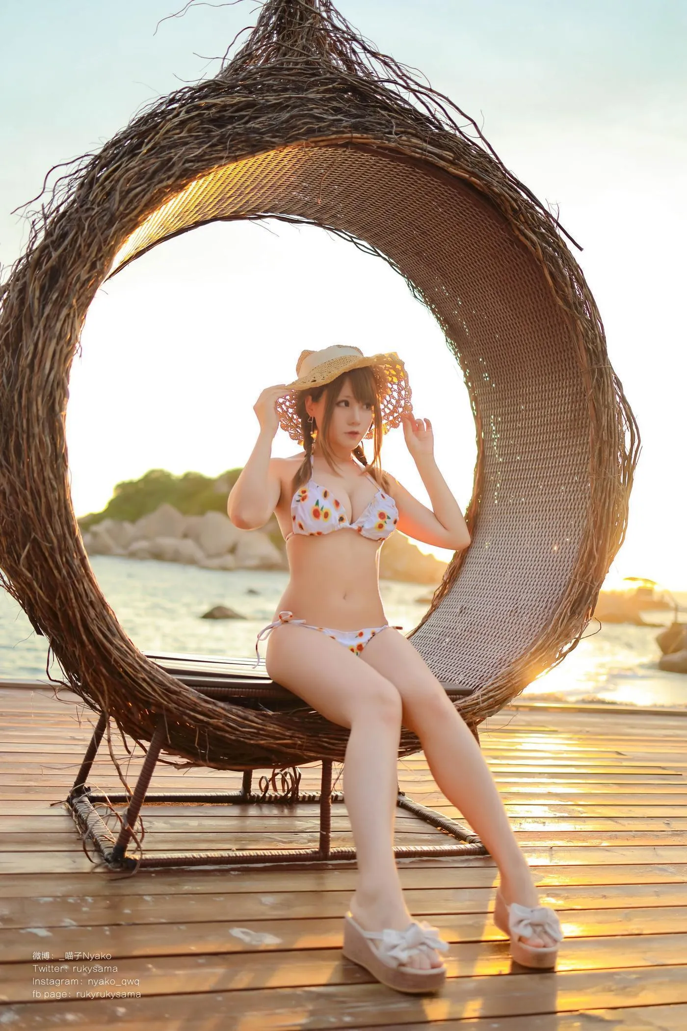 Nyako喵子 – NO.57 向日葵比基尼 [66P]插图2